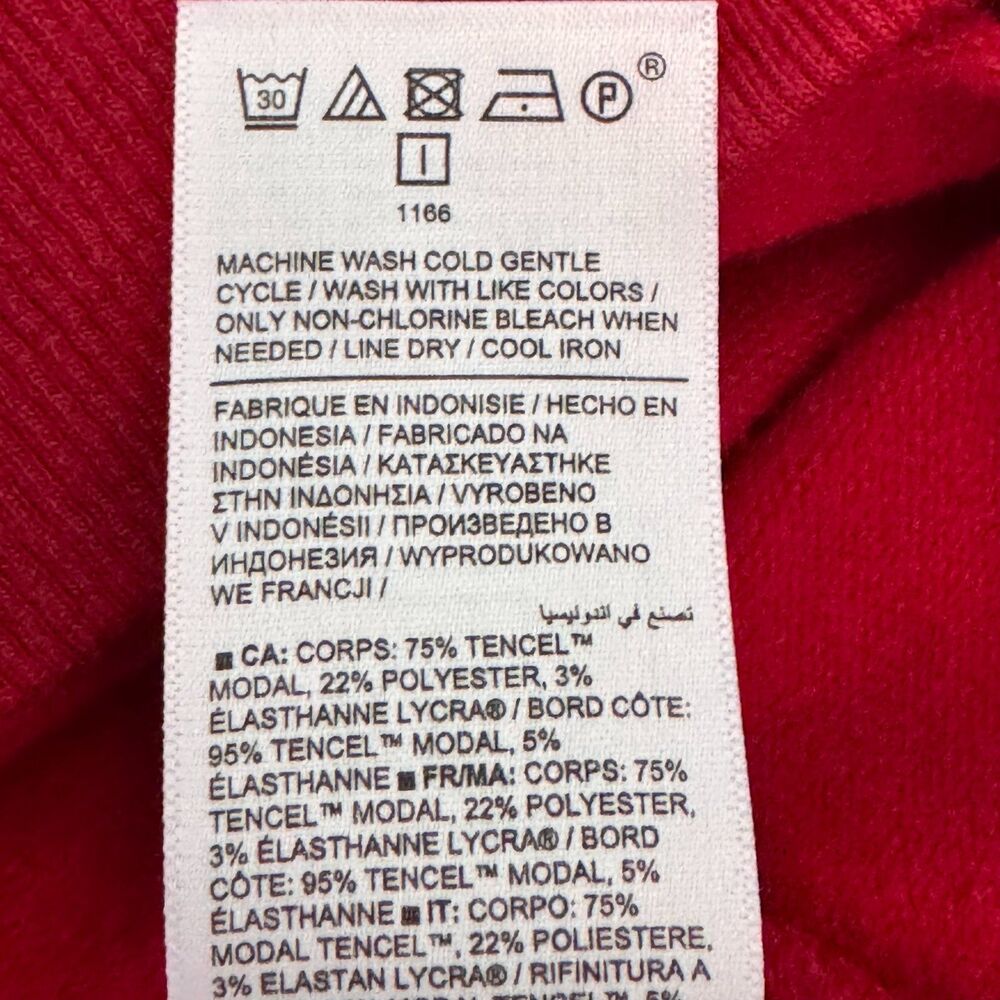 Athleta Red V-Neck Sweater - Picture 6 of 9